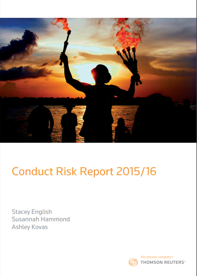 Conduct Risk Report 2015/16